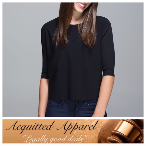 lululemon athletica Tops - Lululemon | NWT Out of this world Tee Black